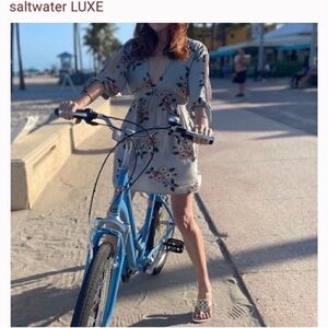 NWT Saltwater Luxe Floral Open Back Dress